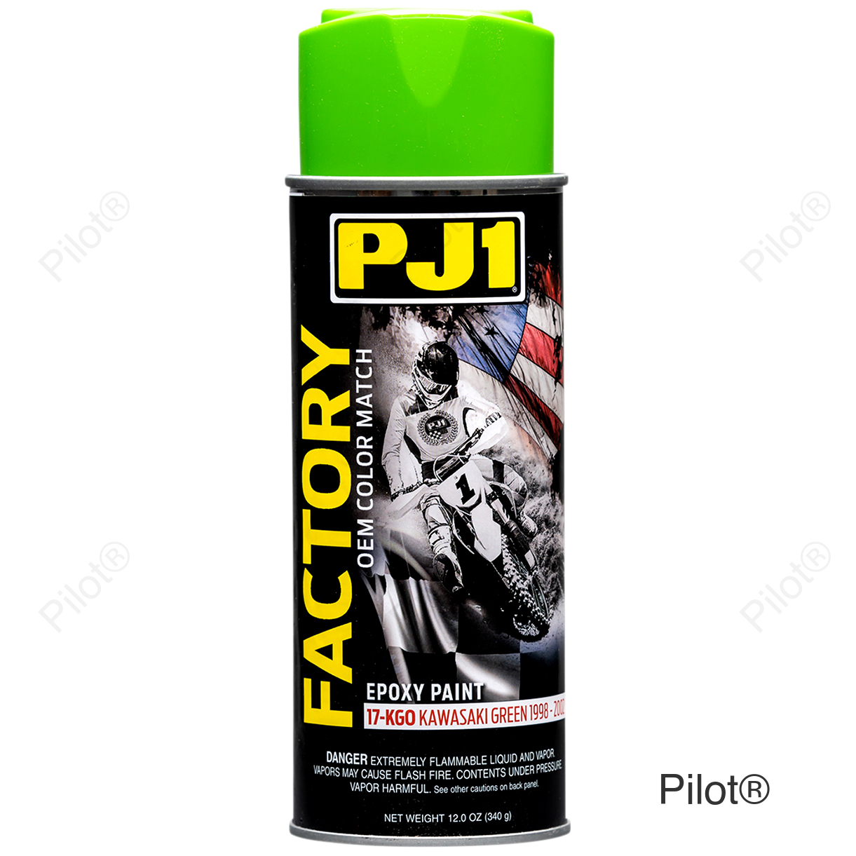 Factory Match Paint - Kawasaki Green '98-'02 - 12 oz. net wt. - Aerosol