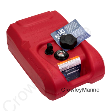 3 Gallon with Fuel Gauge, 11.45"W x 16.55"L x 7.3"H