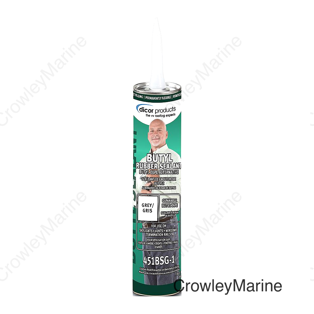 Dicor 451BSG1 Gunnable Butyle Rubber Sealant, Gray