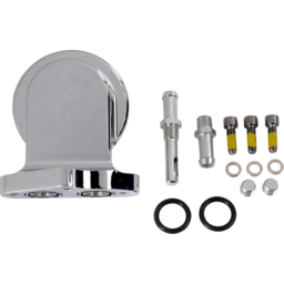 Oil Filter Mounting Bracket Kit - Chrome thumbnail-0