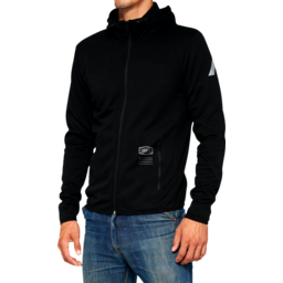 Viceroy Tech Zip Hoodie - Black - Large thumbnail-0