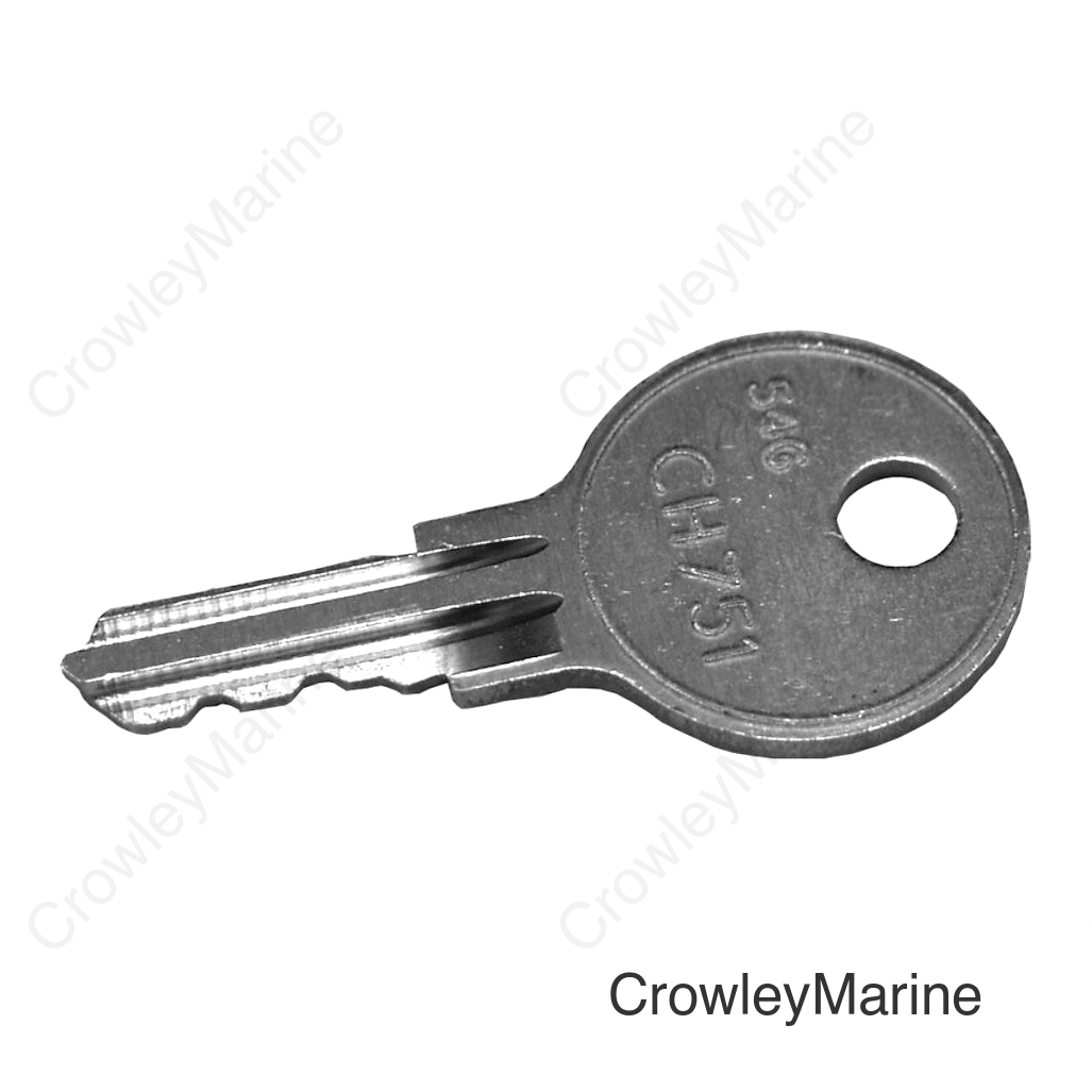 REPLACEMENT HURD KEY 751 PKG-2