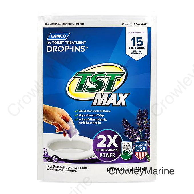 Camco TST® Max Drop-Ins, Lavender, 15/bag