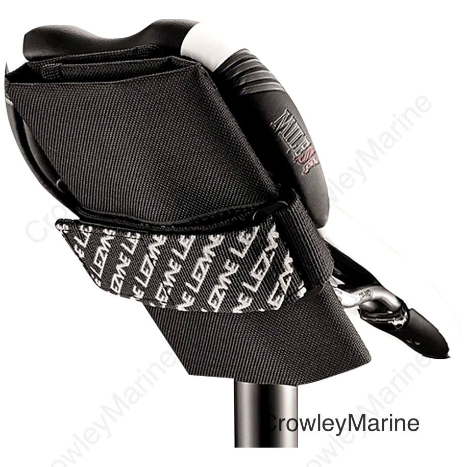 Lezyne Roll Caddy Bike Essentials Organizer Saddle Mount: Black