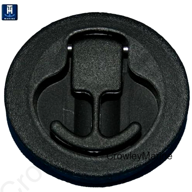 2" Slam Latch, Non-Locking, Black