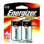BATTERY C ENERGIZER 2/CD   @12