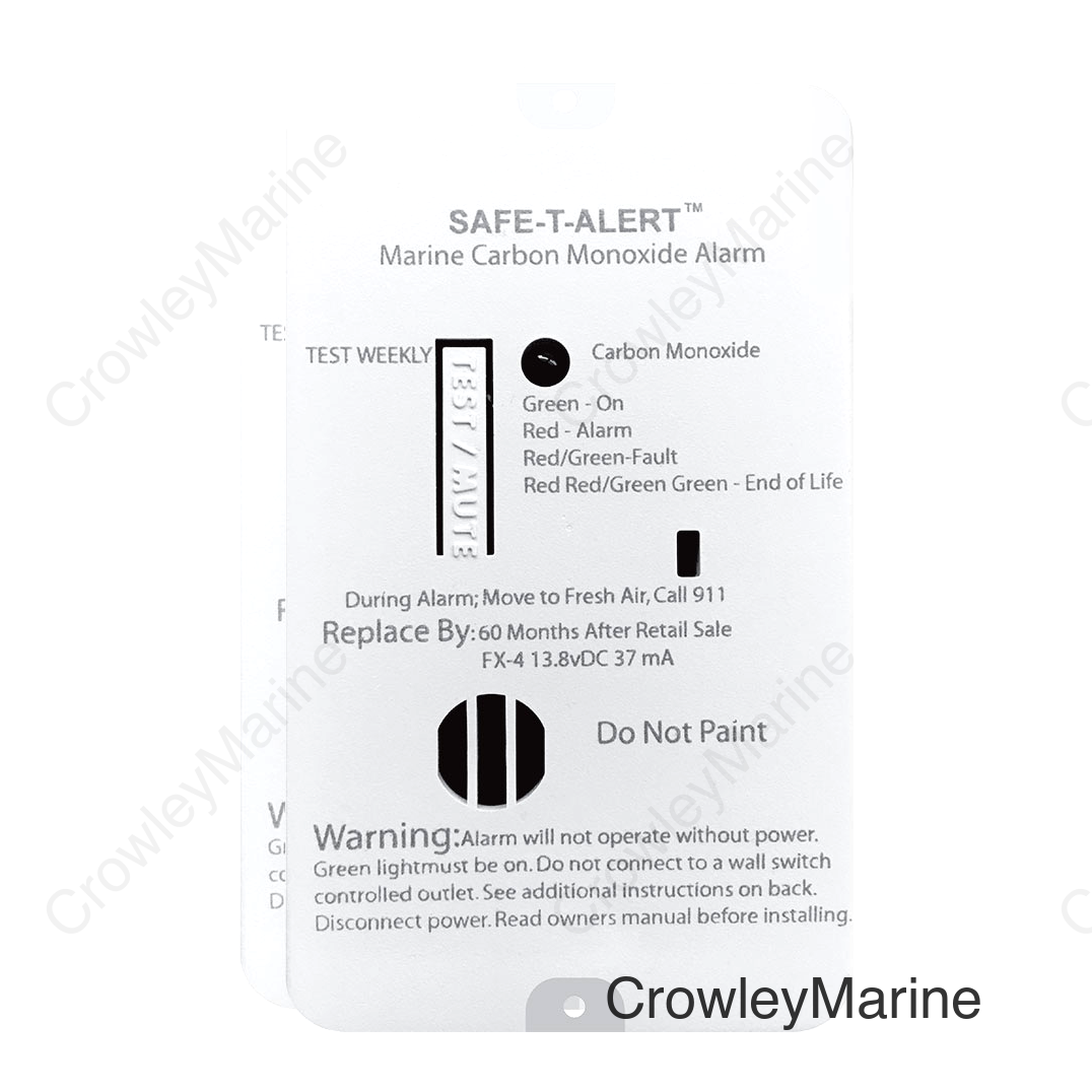MARINE CARBON MONOXIDE ALARM 2 PK
