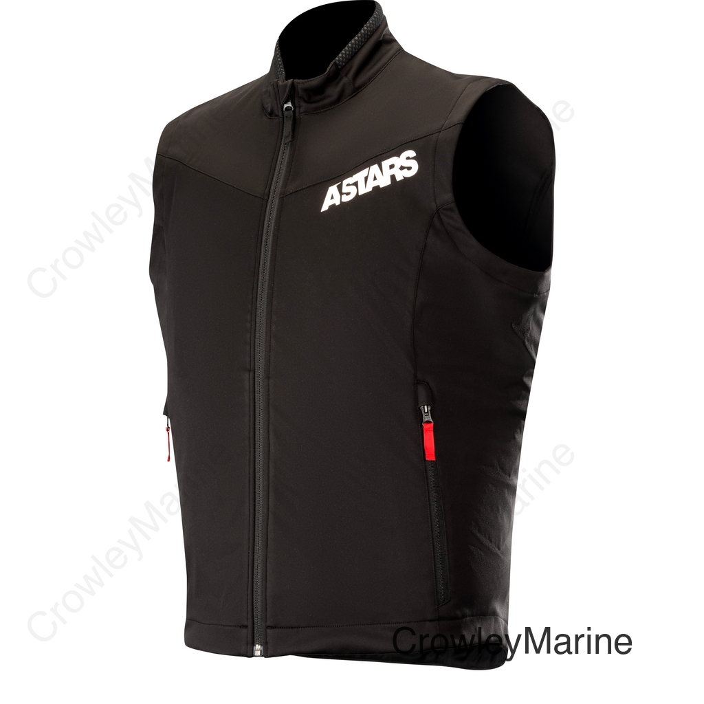 SESSION RACE VEST BLACK RED MD