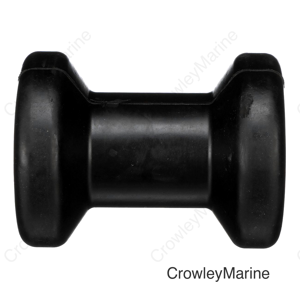 Seachoice Molded Spool Roller w/ Plastic Sleeve, Black, Boat Trailer, 5 In. X 1/2 In.