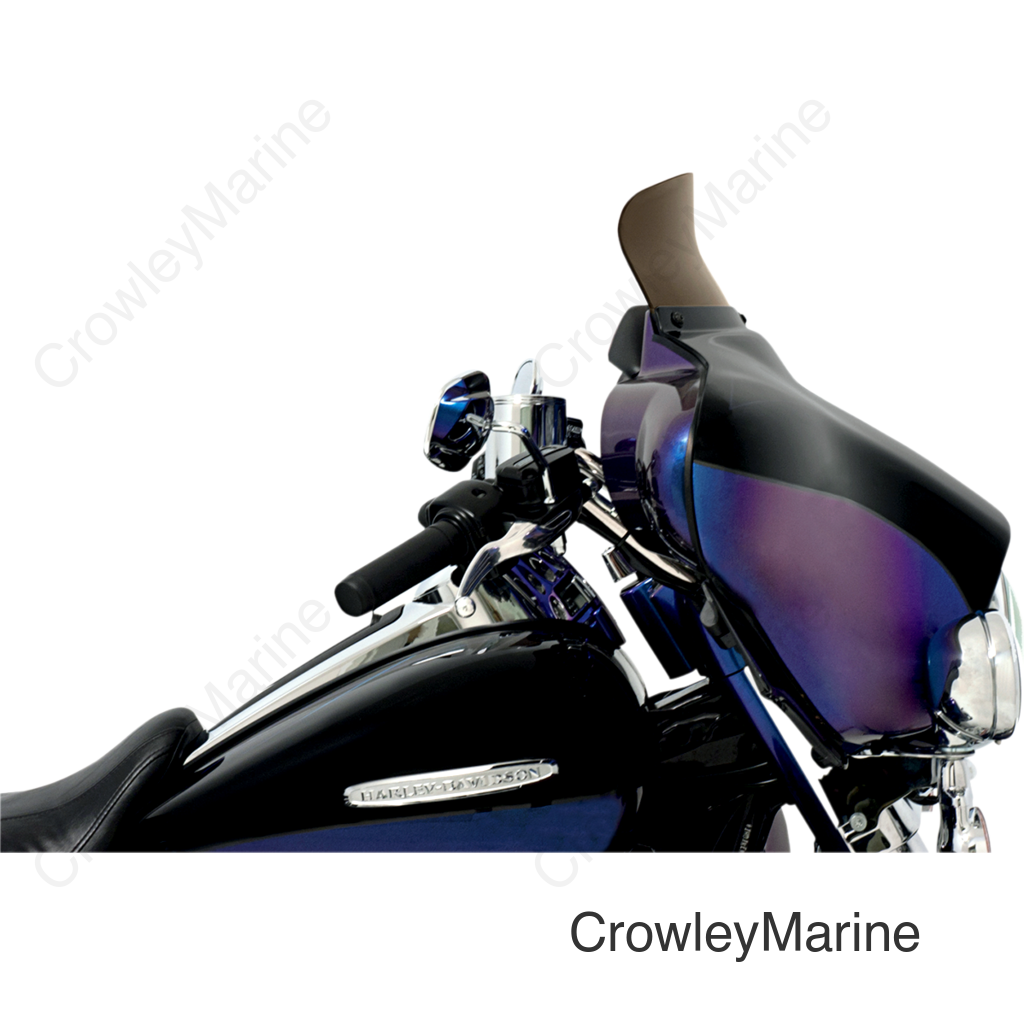 Spoiler Windshield - 5" - Smoke - FLH