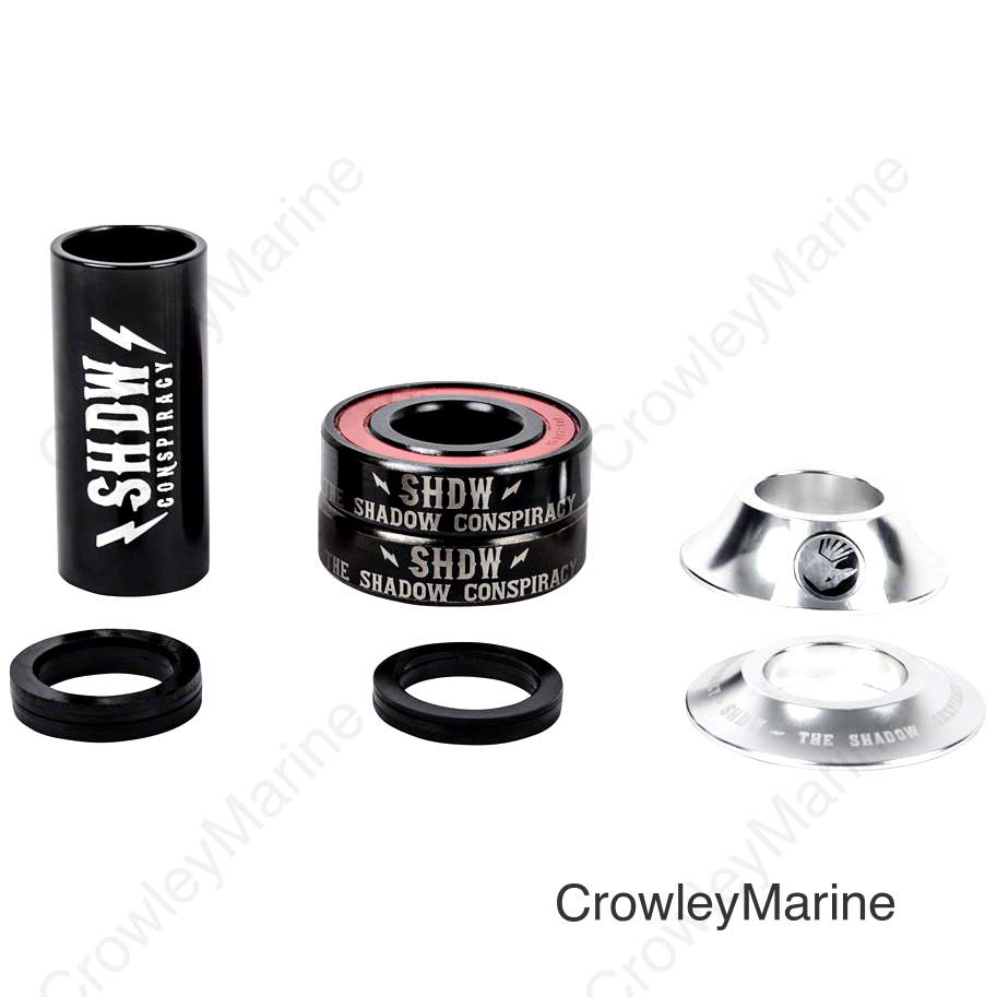 The Shadow Conspiracy Stacked Bottom Bracket - 19mm Mid Raw Polish
