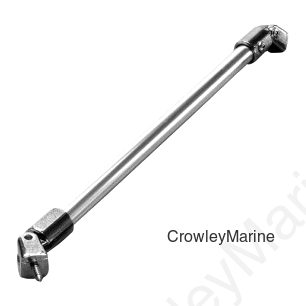 15" WINDSHIELD SUP BAR- ANOD C (1641)