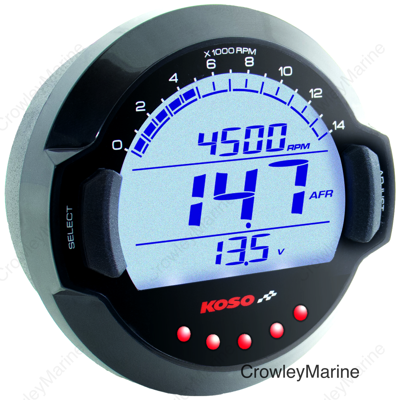 Air/Fuel Gauge - Black - 6ft