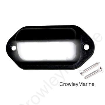 Black Plastic Bezel, 2 White LEDs