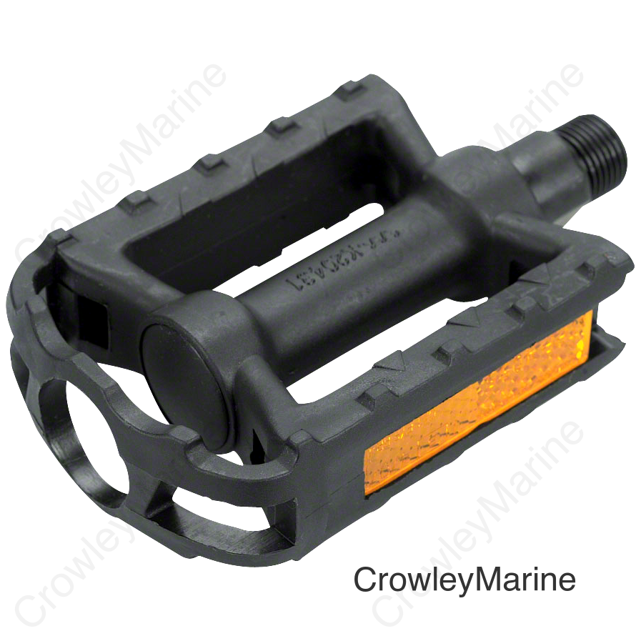 Dimension Junior Pedals - Platform Plastic 1/2 Black