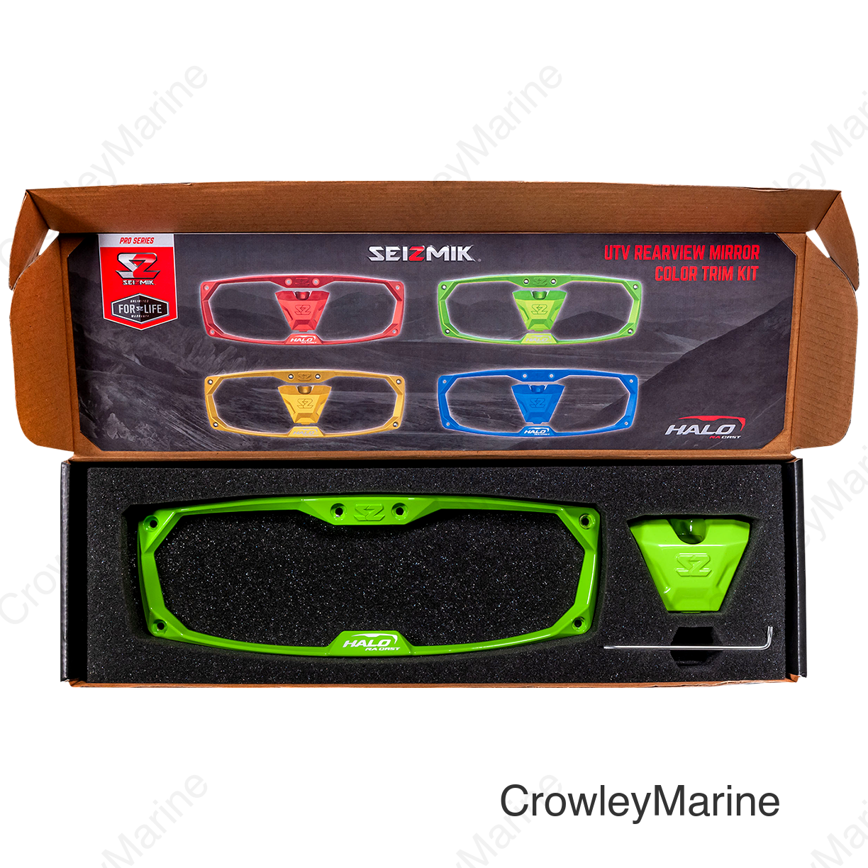 Trim Kit - Halo-RA Series/Rear View/Mirror - Green