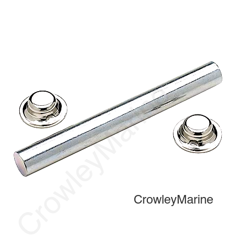 Seachoice Zinc Plated Steel Roller Shaft Includes 2 Pal Nuts