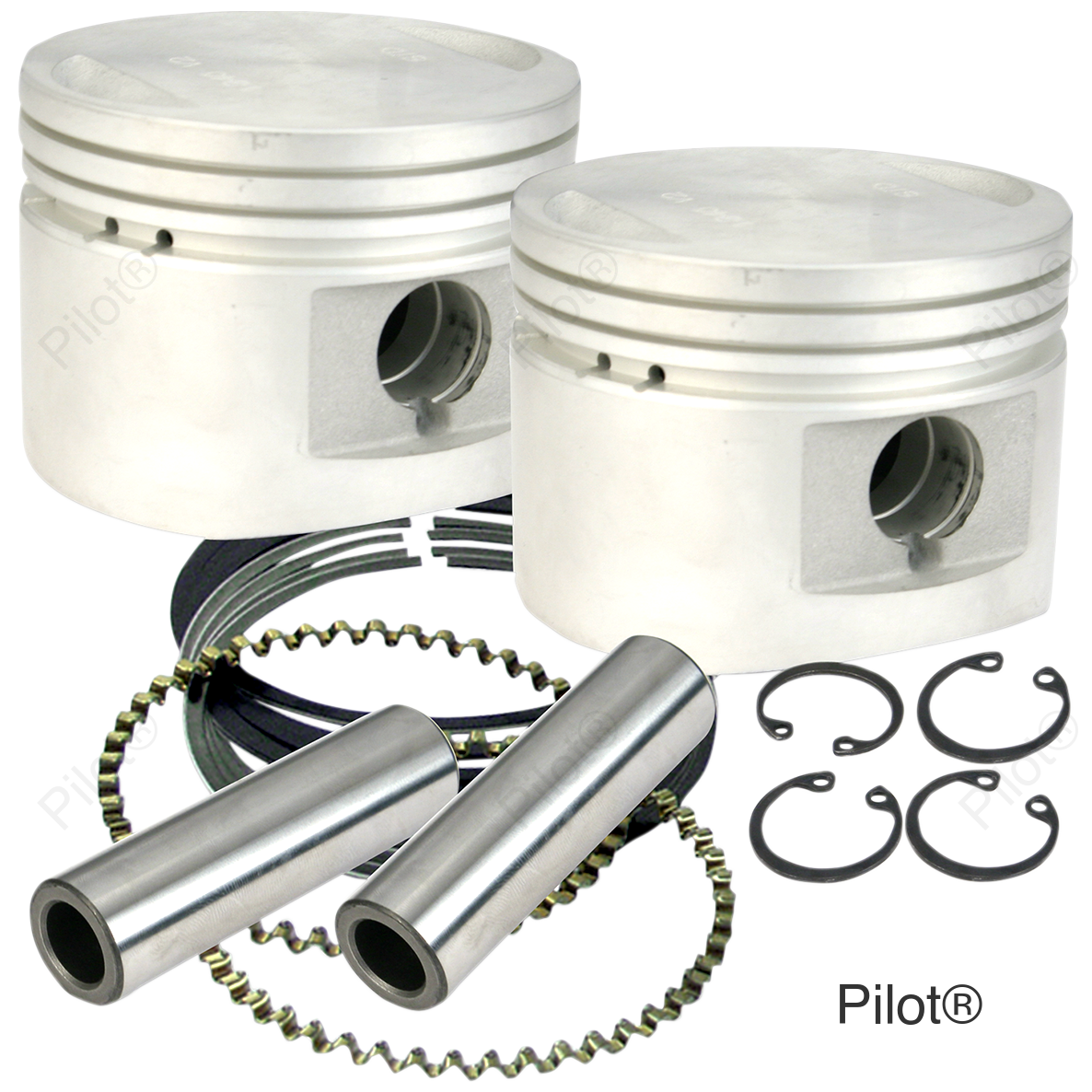 Piston Kit - for 80" Stock or S&S Heads - 3.5" - Standard