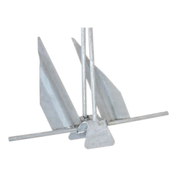 Seachoice Utility Anchor w/ Slip Ring, Size 13E Galvanized Steel thumbnail-0