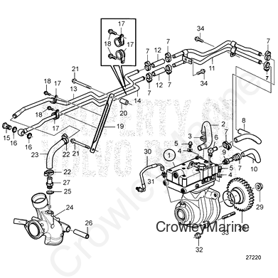 Air Compressor (V2) - Volvo Penta (22040500)