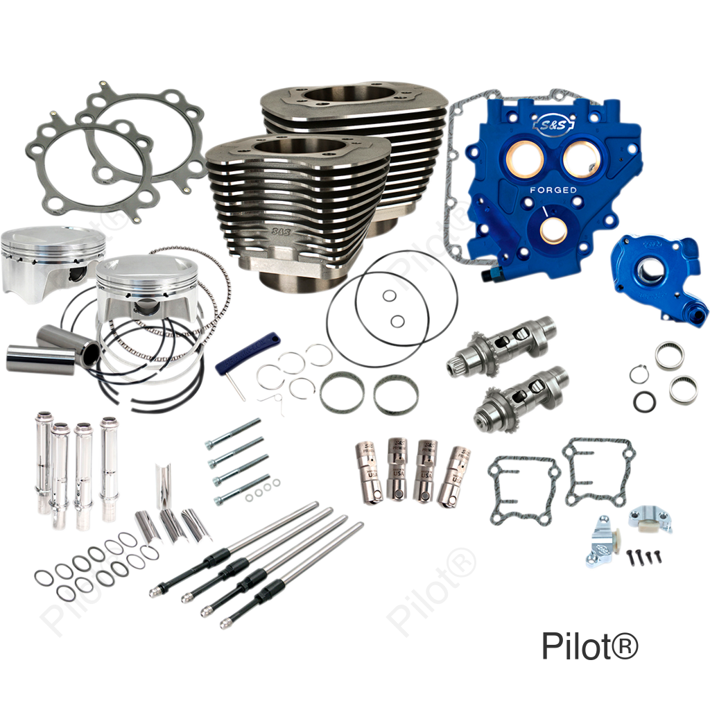 110" Power Package Performance Kit - Chain Drive - Black