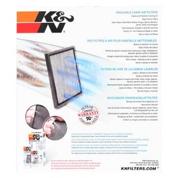 K&N 05-10 Chrysler 300 3.5L Cabin Air Filter thumbnail-7