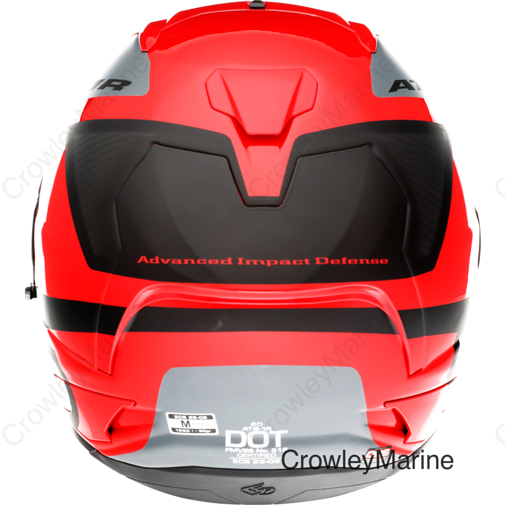 ATS-1R Helmet - Wyman - Red/Gray - Small
