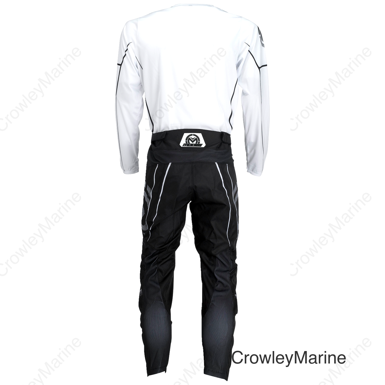 PANT QUALIFIER BK/WH 46