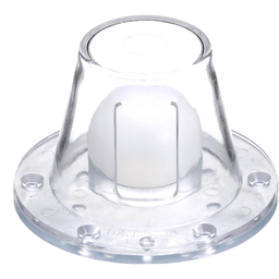 Seachoice Self-Bailing Scupper, Large, Clear, Fits 1.5-3 In. Openings thumbnail-8
