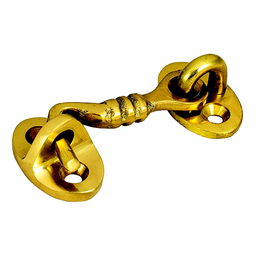 Sea-Dog 2220561 Decorative Door Hook, Brass, 2-1/2" thumbnail-0