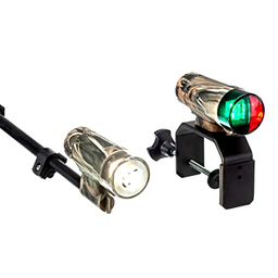 Attwood 141977 All-Craft Battery Operated LED Portable Nav Light Kit w/Threaded Pole, Real Tree® Max-4 Camo thumbnail-1