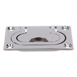 Seachoice Flush Mount Lifting Handle, Chrome-Plated Brass, 3 In. X 2-1/8 In. thumbnail-1