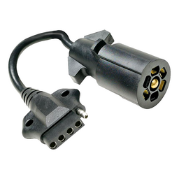 Seachoice 7-Way Round to 5-Way Flat Boat Trailer Adapter Plug, 8 in. thumbnail-2