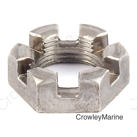 AP Products 014122081 6 Slot Spindle Nut, 1"-14 UNS