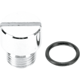 Oil Screen Plug - Chrome - Big Twin thumbnail-1