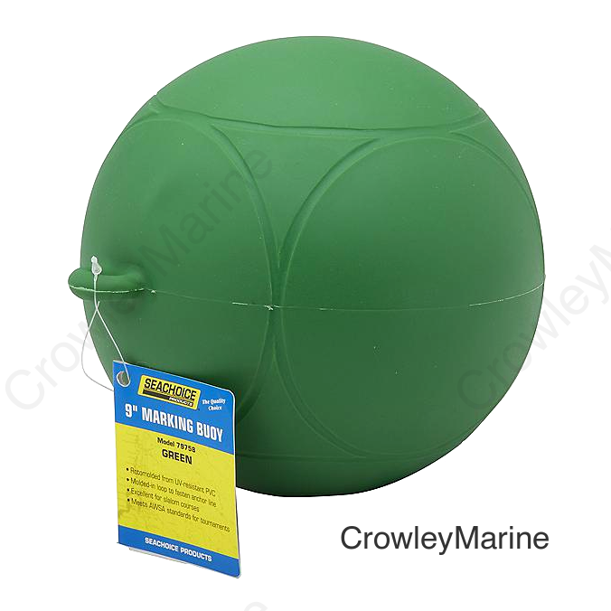 Seachoice Slalom Marking Buoy, 9 in., Green