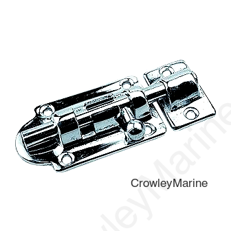 BARREL BOLT CHR BRS 2-7/8"