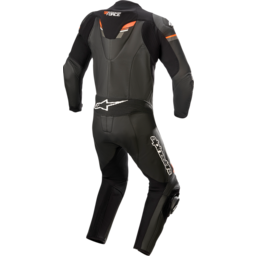 GP Force Chaser 1-Piece Leather Suit - Black/Red Fluorescent - US 38 / EU 48 thumbnail-0