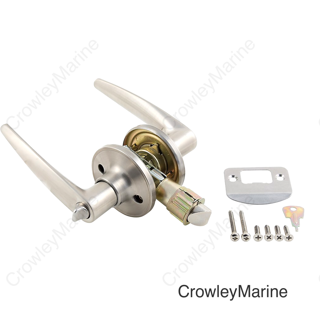 LEVER  PRIVACY LOCK-STAINLESS STEEL