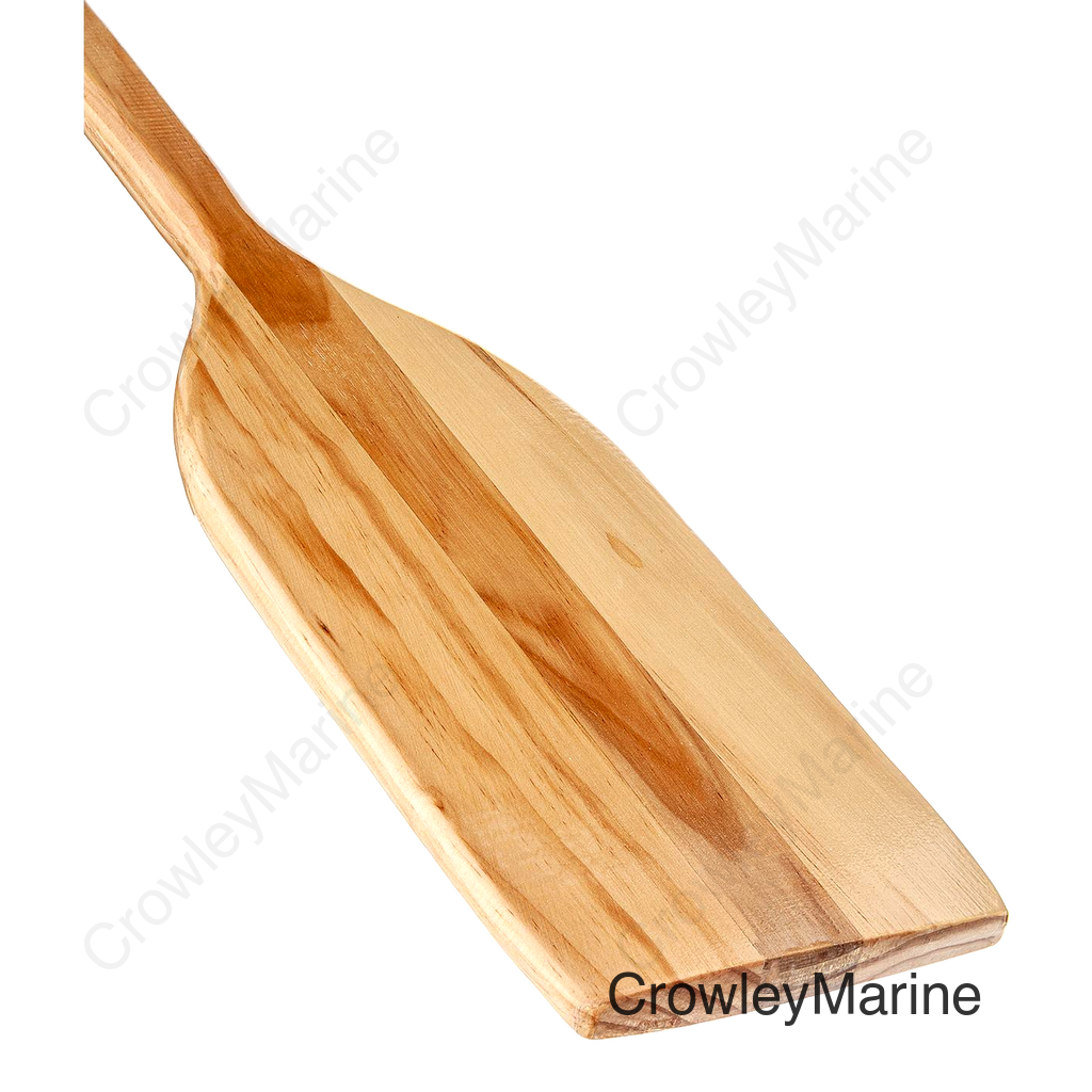 Seachoice 4 Ft. Wood Paddle, New Zealand Pine Construction, 15-3/4 In. X 5-7/8 In. Blade, Wide Top Hand Grip, Clear Finish