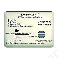 Safe-T-Alert 62541 62 Series Carbon Monoxide Alarm, Surface Mt, White