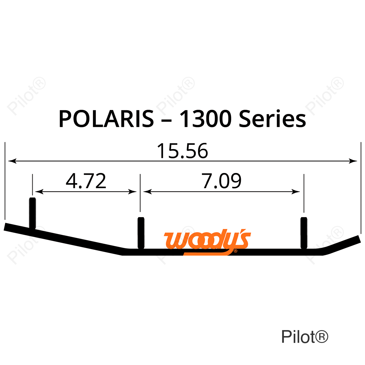 Wear Bar - Trail Blazer IV™ Flat-Top® - 6" - 60°