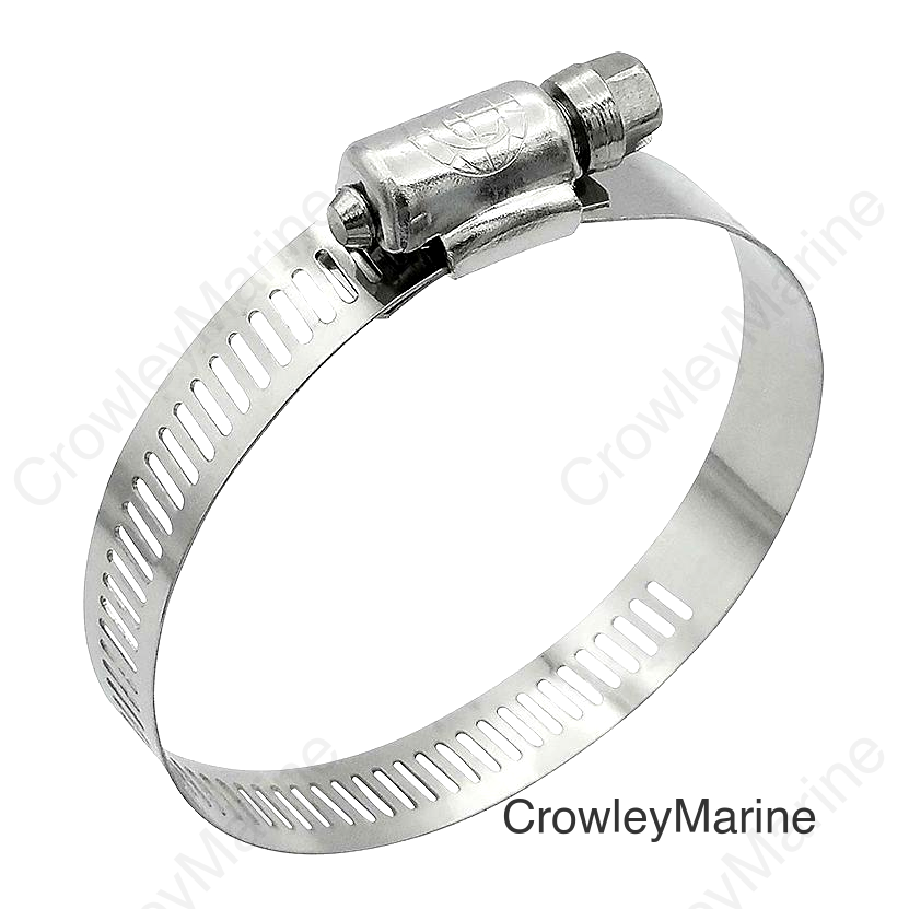 Seachoice 23424 Stainless-Steel Marine Hose Clamps, 9/16" Band, Size #52, 10/Bx