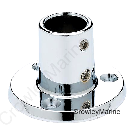 Seachoice Round Base Rail Fitting For 7/8" OD Tubing