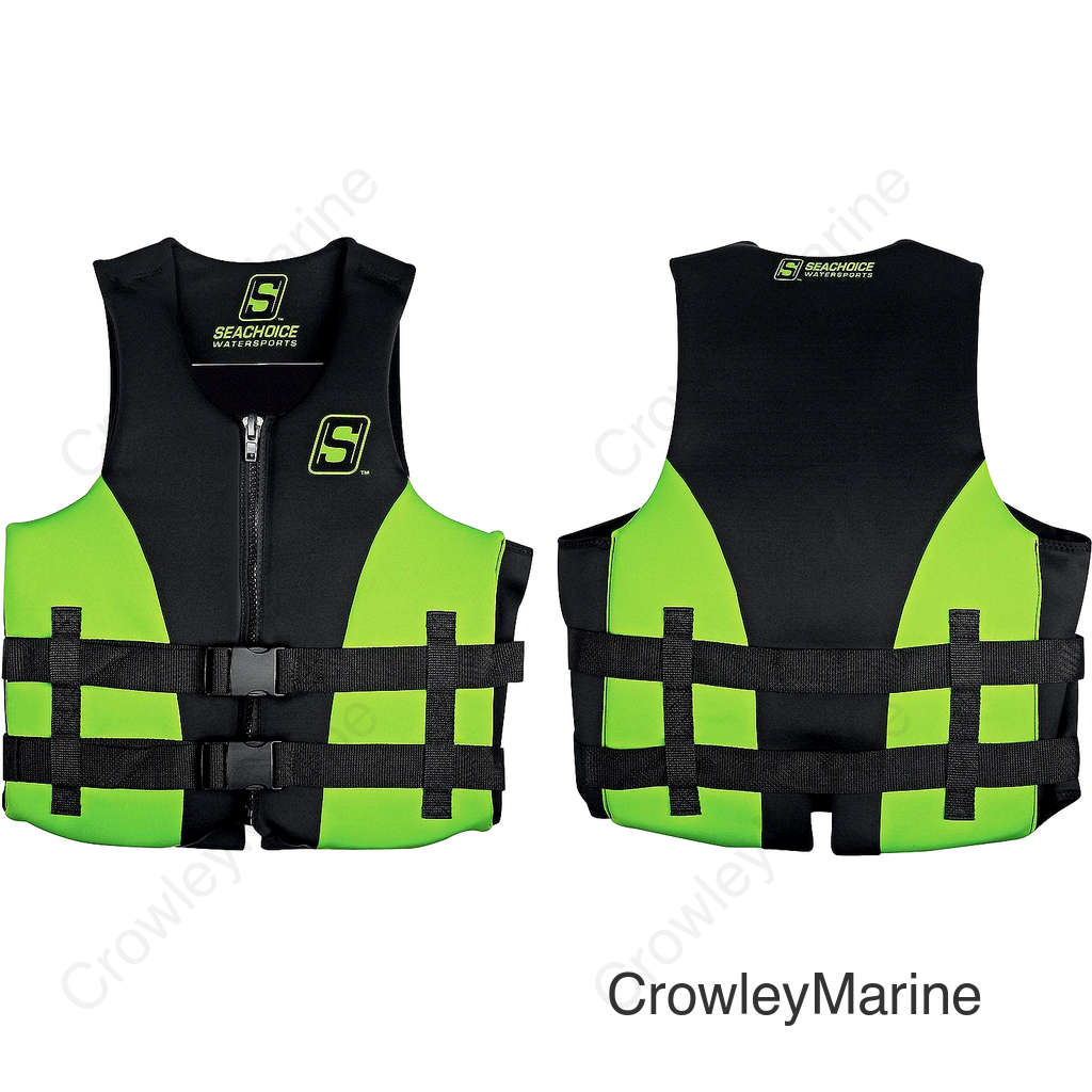 Seachoice Evoprene Multi-Sport Life Jacket - 3XL - Green/Black, Fits Chest 50-56 in, USCG Level 70