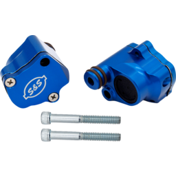 Breather Head Kit - Billet Anodized Blue - M8 thumbnail-1