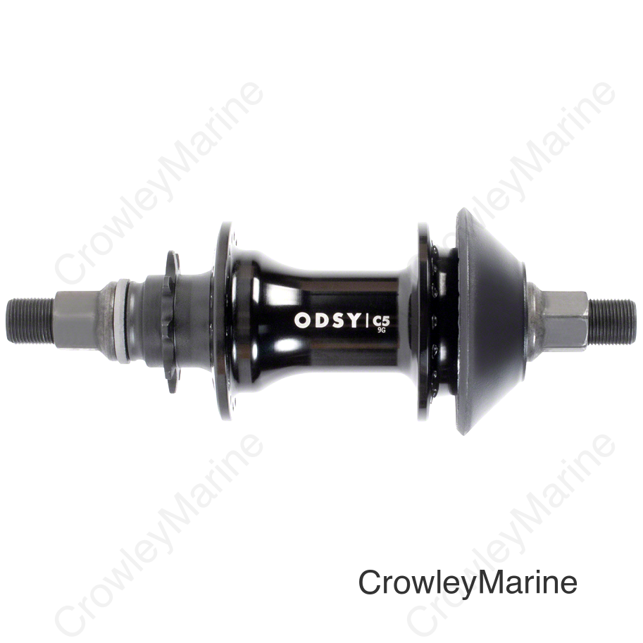 Odyssey C5 Hub - Rear Cassette 9T 14mm 36H Right or Left Hand Drive Black