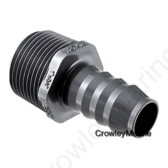 2 X 1-1/2 PVC MP X HB