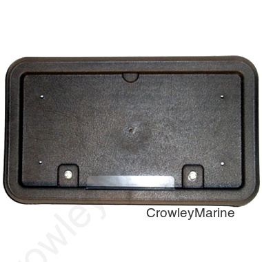 License Plate Bracket, Black Poly Hd (441650)