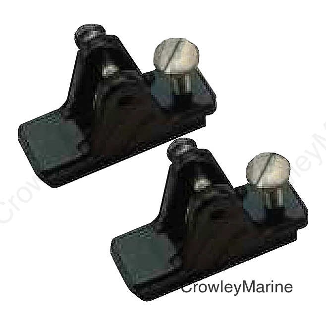 TRACK MNT DECK HINGE BLK .85